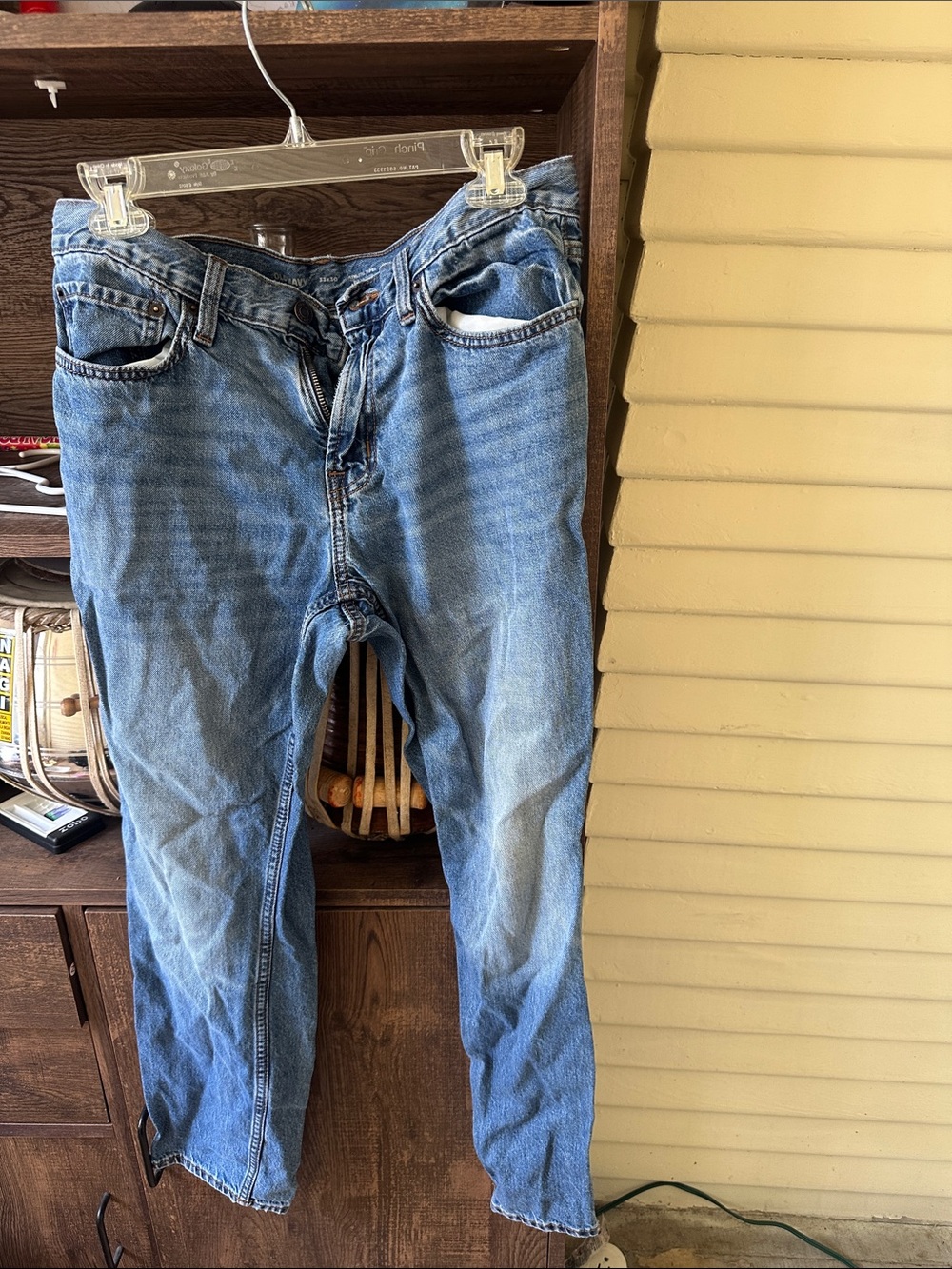 Old Navy Men’s Straight Light Blue Denim Jeans